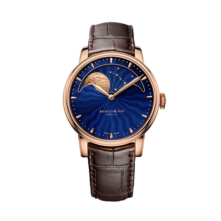 Часы Arnold & Son  Perpetual Moon Gold Aventurine Dial  1GLAR.A01A.C123A