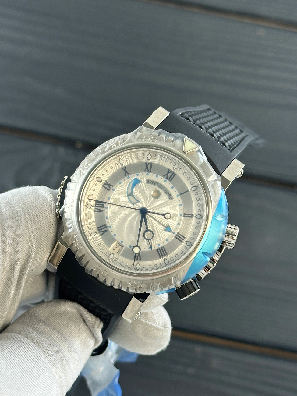 Часы Breguet  Marine Royale White Gold  5847BB/12/5ZV