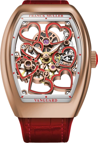 Заказать Franck Muller  Vanguard Heart Skeleton  V38 S6 SQT HEART GOLD