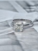 Украшение GIA  Кольцо с бриллиантом 2,01 ct. L/VS2 (Asscher)   
