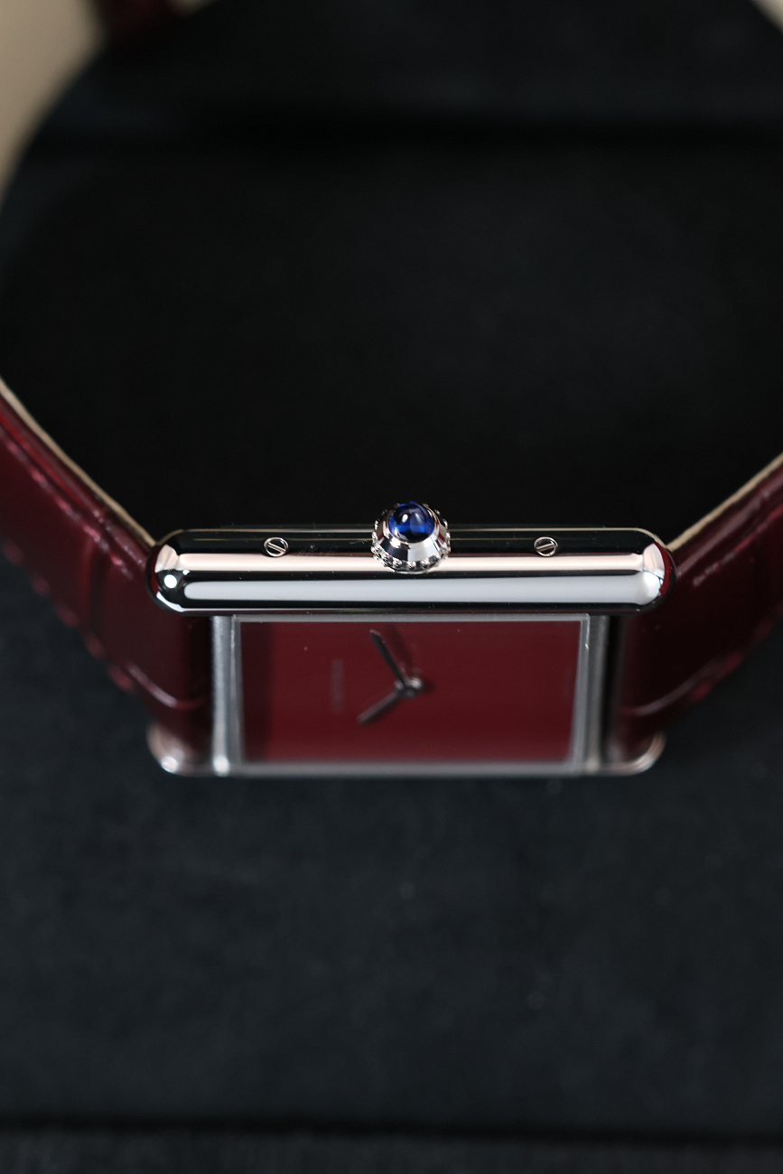 Часы Cartier  Tank Must De Cartier Red Large  WSTA0113