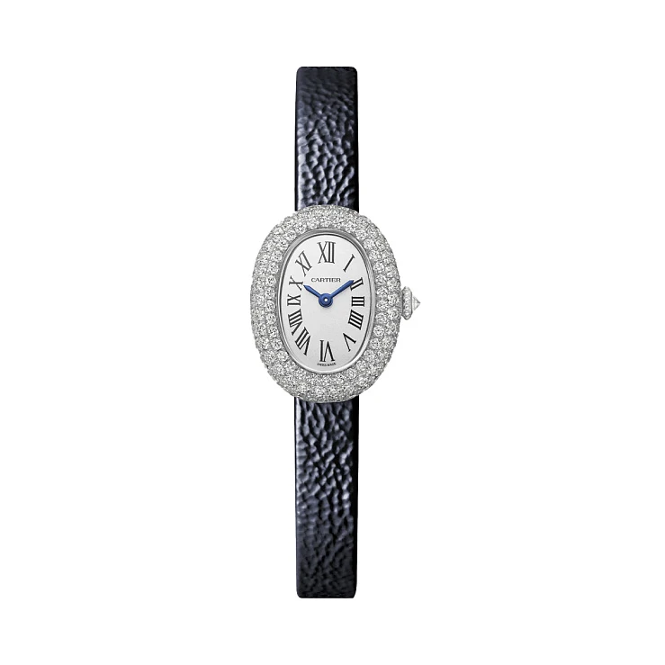 Часы Cartier  Baignoire 1912 White Gold Diamonds  WJBA0036
