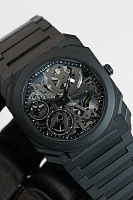 Часы Bvlgari  Octo Finissimo Skeleton Ultra-Thin Monochrome Ceramic 40Mm  103126