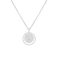 Украшение Messika  Подвеска Lucky Move Mm Pavé  07395-WG 