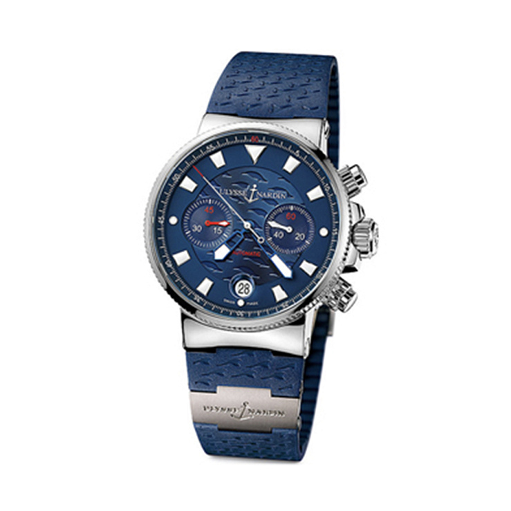Часы Ulysse N  Blue Seal Chronograph Limited Edition  353-68LE-3