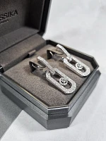 Украшение Messika  So Move Xl Diamond Pavé Pendant Earrings  So Move XL Pavé-Set Pendant Earrings 13123-WG 