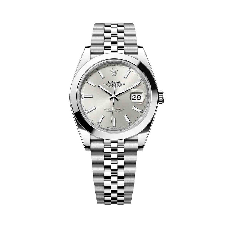Часы Rolex  Oyster Perpetual Datejust 41 Mm Silver Dial  126300