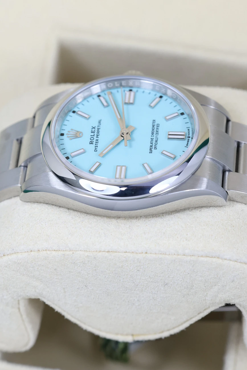 Часы Rolex  Perpetual 36 Stainless Steel Tiffany Dial  126000