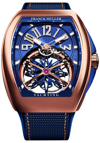 Заказать Franck Muller  Mens Collection Gravity Vanguard Yachting  V 45 T GR CS BL RG