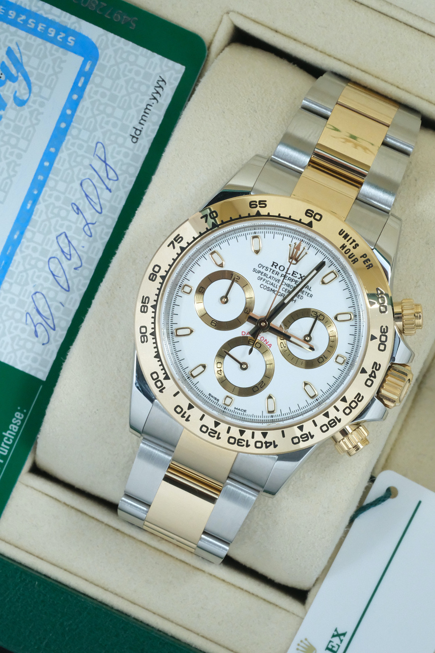 Часы Rolex  Oyster Perpetual Cosmograph Daytona White Dial 2018  116503