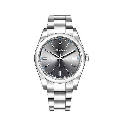 Часы Rolex  Oyster Perpetual 39 Mm Rhodium Dial   114300-0001