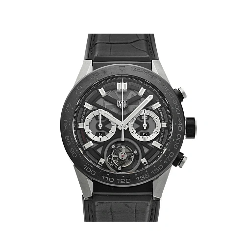 Часы Tag Heuer  Carrera Caliber Heuer02T Chronograph Tourbillon  CAR5A8Y.FC6377