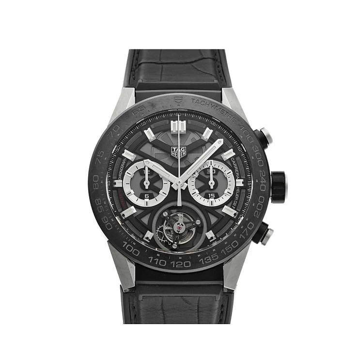 Часы Tag Heuer  Carrera Caliber Heuer02T Chronograph Tourbillon  CAR5A8Y.FC6377