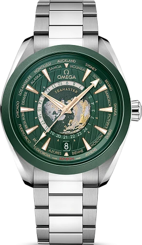 Заказать Omega  Seamaster Aqua Terra 150 M Co-Axial Master Chronometer Gmt Worldtimer 43 Mm  220.30.43.22.10.001