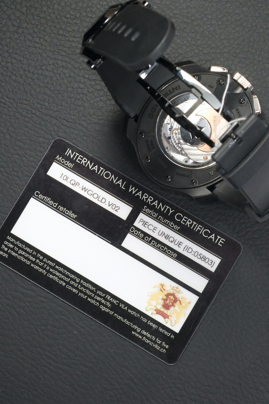 Часы Franc Vila  Interpido Quantieme Cobra Perpetual Chronograph Piece Unique  10I.QP-WGOLD.V02 