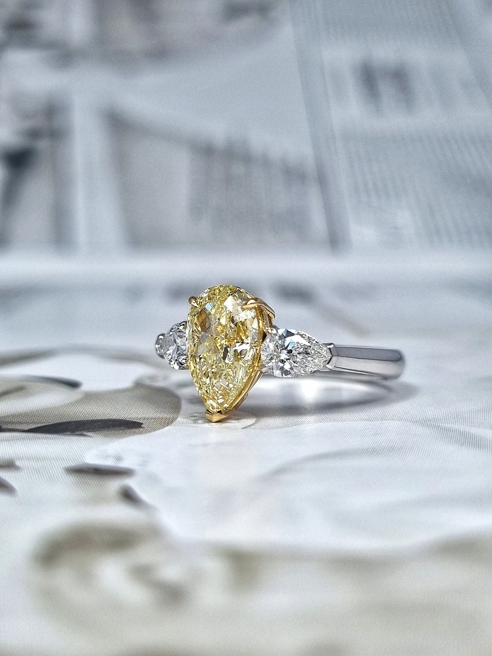 Украшение GIA  Кольцо с бриллиантом 2,18 ct. W to X/Internally Flawless   