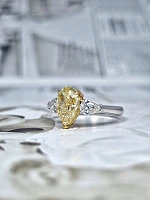 Украшение GIA  Кольцо с бриллиантом 2,18 ct. W to X/Internally Flawless   