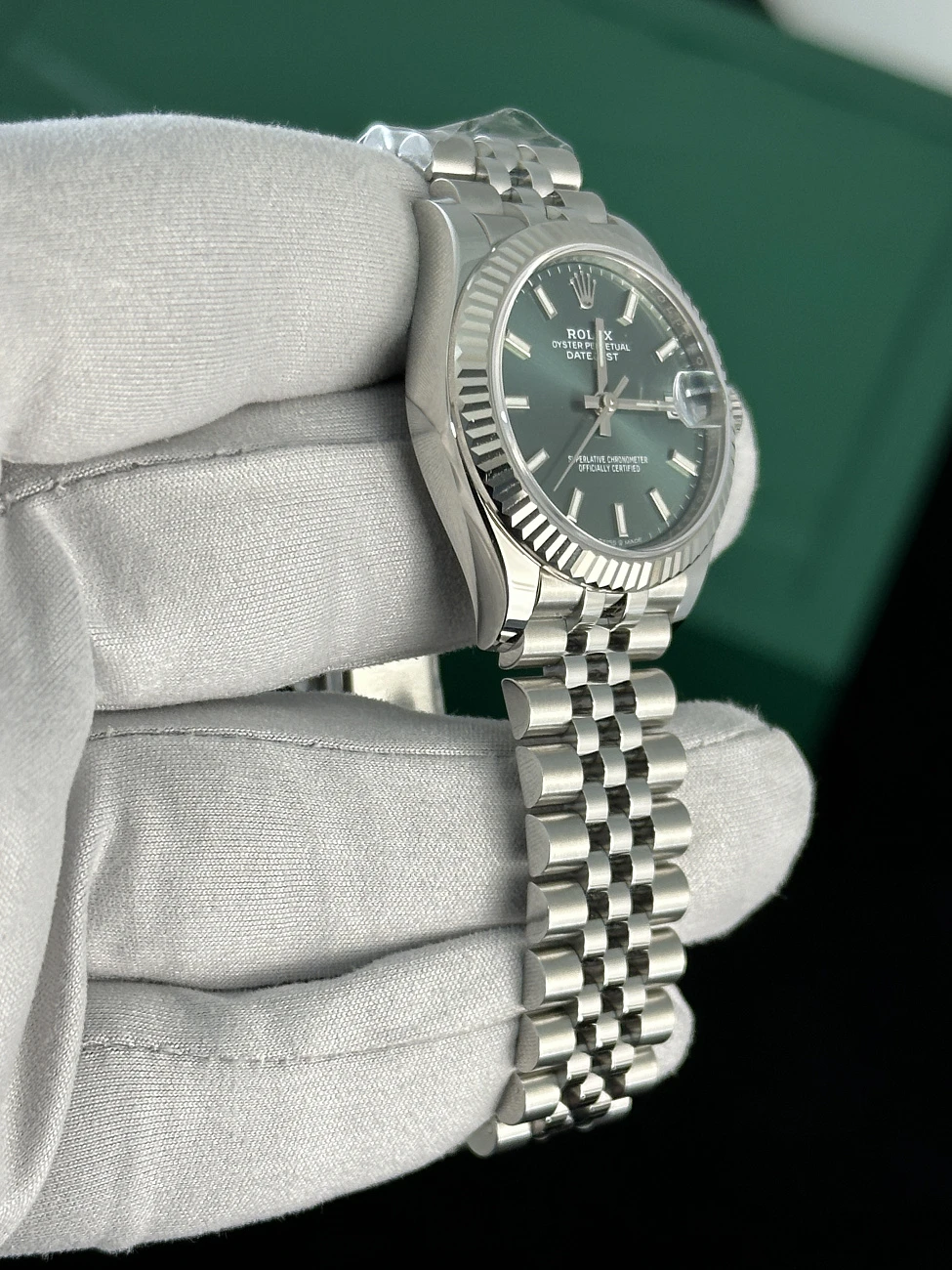Часы Rolex  Datejust 31Mm Mint Green  278274