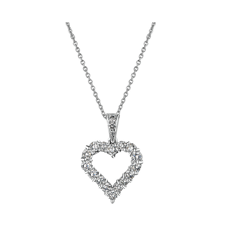 Украшение Graff  Подвеска Diamond Heart Silhouette  RGP048 