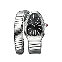 Часы Bvlgari  Serpenti Tubogas Steel And Diamonds  103524
