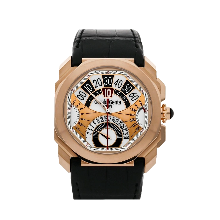 Часы Gerald Genta  Octo Chrono Quattro Rose Gold 44,5 ММ  OQC.Z.50