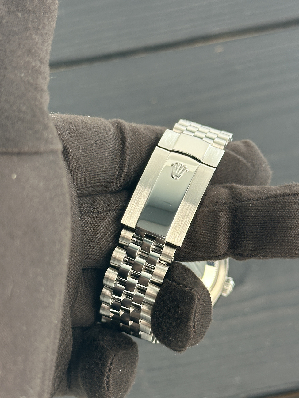 Часы Rolex  Datejust 36 Mm Green Palm Motif Dial With Diamonds  126234