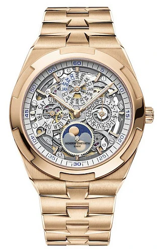 Заказать Vacheron Constantin  Overseas Perpetual Calendar Ultra Thin Skeleton  4300V/120R-B547