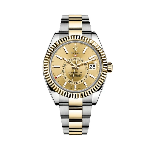 Часы Rolex  Sky-Dweller Steel Gold Champagne Dial  326933