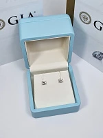 Украшение GIA  Серьги 0,50/0,50 Ct. H/Vvs2 (3 Excellent)   