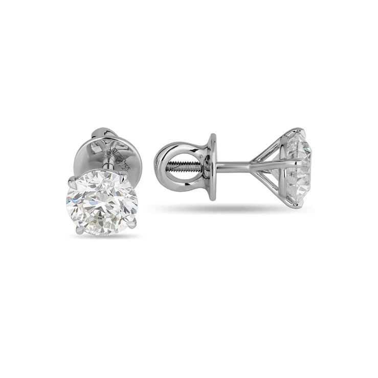 Украшение NO NAME  Серьги С Бриллиантами 3,00/3,01 Ct. G/Vs1   