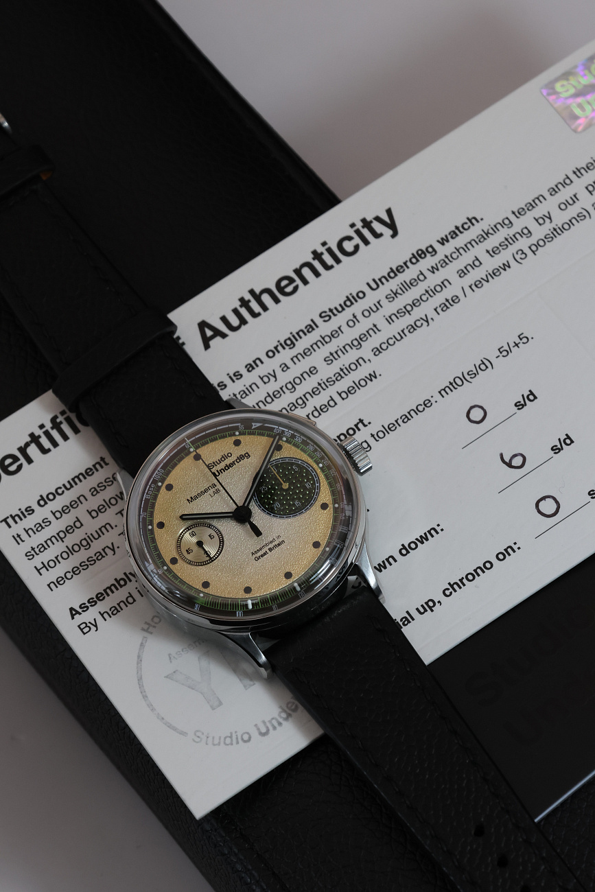 Часы Studio Underd0g  STUDIO UNDERD0G X MASSENA LAB CHAMPAGNE & CAVIAR  03SERIES Champagne & Caviar