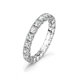 GIA Eternity Ring 4,5 ct. D/VVS1 (3 Excellent, NONE)