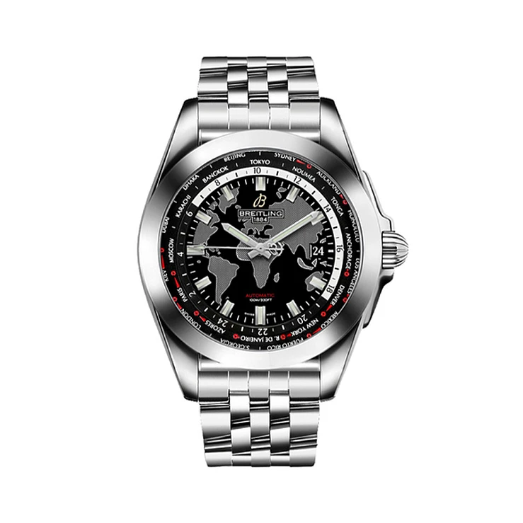 Часы Breitling  Galactic Unitime Sleekt  WB3510U4/BD94/375A