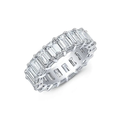Украшение GIA  Eternity Ring Emerald Cut 11,26 ct. G-H/VS   
