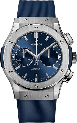 Заказать Hublot  Classic Fusion Chronograph Titanium Blue 45 Mm  521.NX.7170.RX