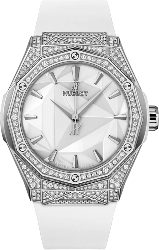 Заказать Hublot  Classic Fusion Orlinski Titanium White Pave  550.NS.2200.RW.1604.ORL20