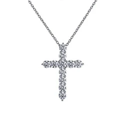 No Name Крест с бриллиантами 3,17 ct.
