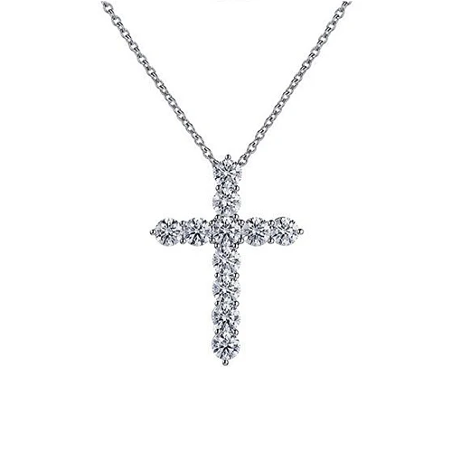 Украшение No Name  Крест с бриллиантами 2,69 ct.   