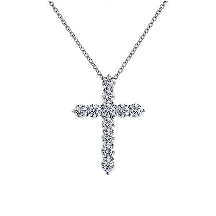 Украшение No Name  Крест с бриллиантами 2,69 ct.   