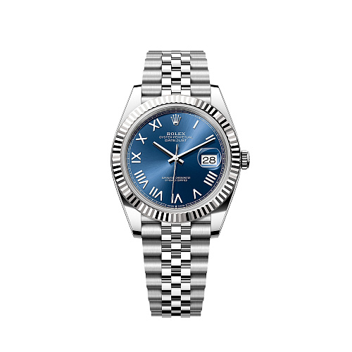 Часы Rolex  Datejust 41Mm Blue Roman  126334-0038