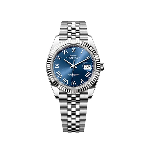 Часы Rolex  Datejust 41Mm Blue Roman  126334-0038