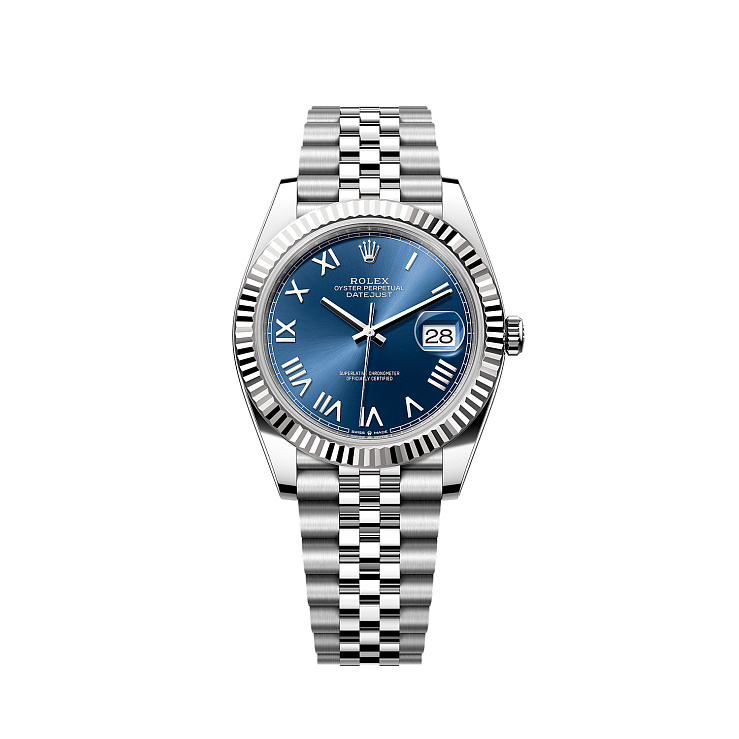 Часы Rolex  Datejust 41Mm Blue Roman  126334-0038