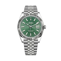 Rolex Datejust 41 mm Mint Green Fluted Motif
