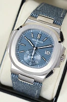 Часы Patek Philippe  Nautilus Chronograph White Gold   5980/60G-001