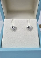 Украшение GIA  Серьги 0,90/0,90 ct. H/VVS2 (Heart Diamonds)   