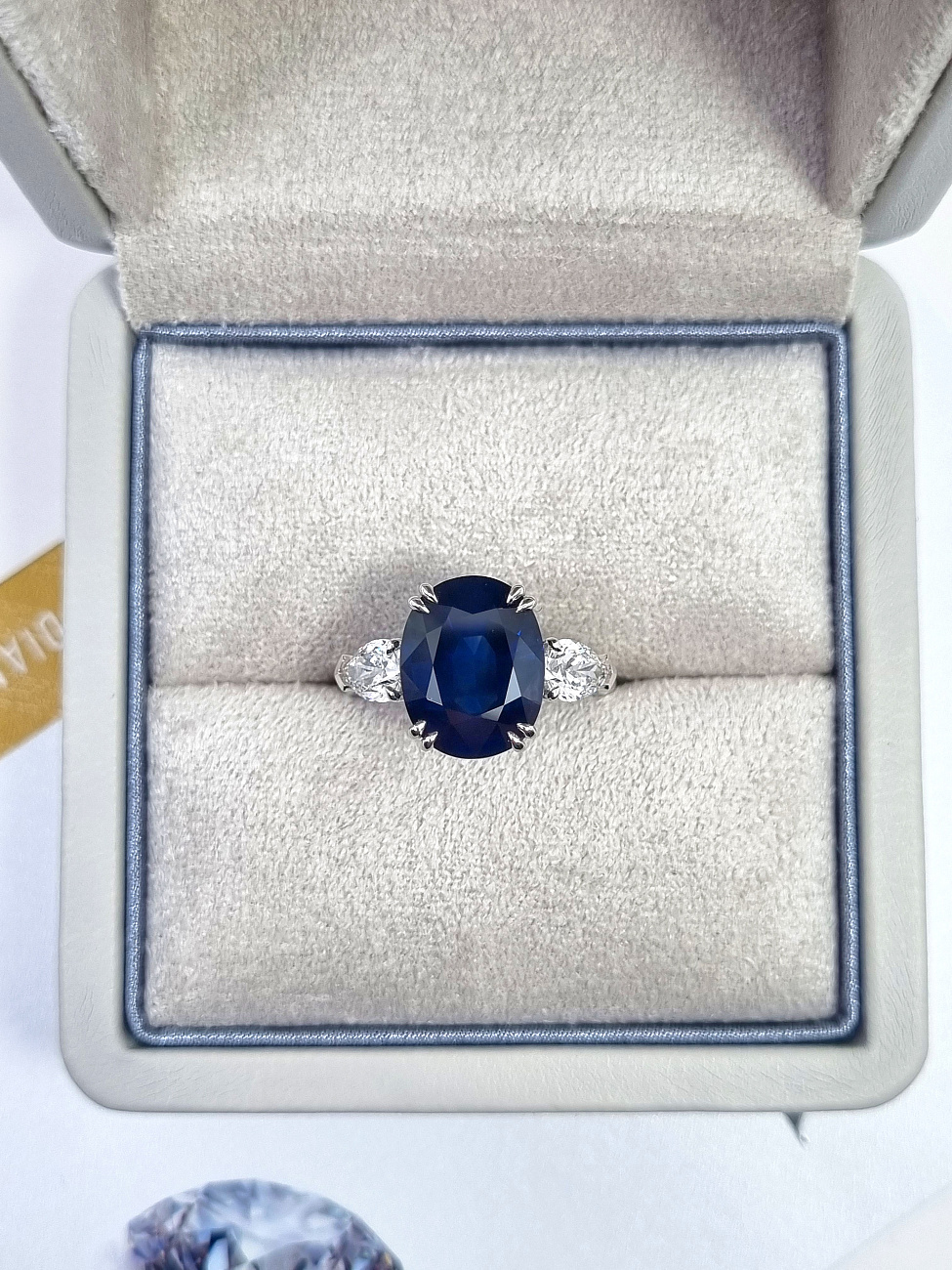 Украшение NO NAME  Кольцо С Сапфиром 7,93 Ct.   