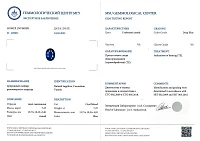 Украшение GIA  Кольцо С Сапфиром 7,27 Ct.   