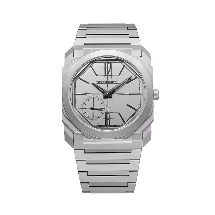 Часы Bvlgari  Octo Finissimo 10Th Anniversary Limited Edition Sketch Dial Titanium  103672