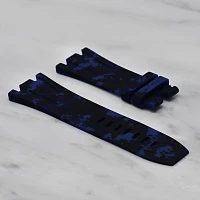 Часовой ремешок Audemars Piguet  Ремешок Для Часов Blue Digi Camo Ap Royal Oak Offshore 44Mm Strap  