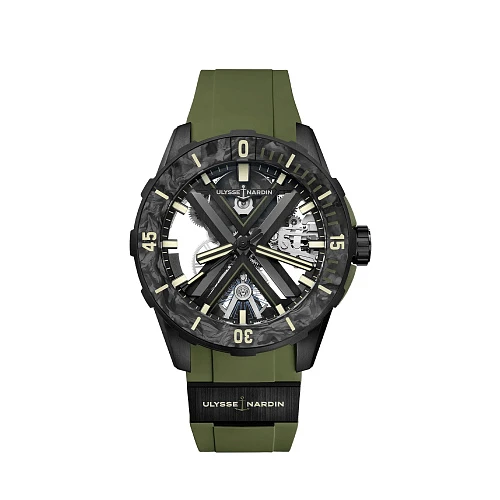 Часы Ulysse N  Diver X Skeleton Ops 44Mm  3723-170-2C/3A 